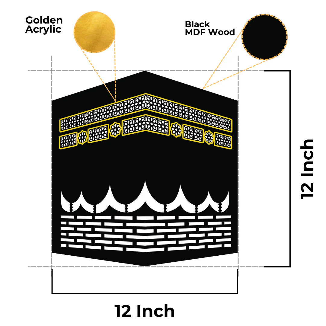 LED Wall Art Inspired by the Kaaba