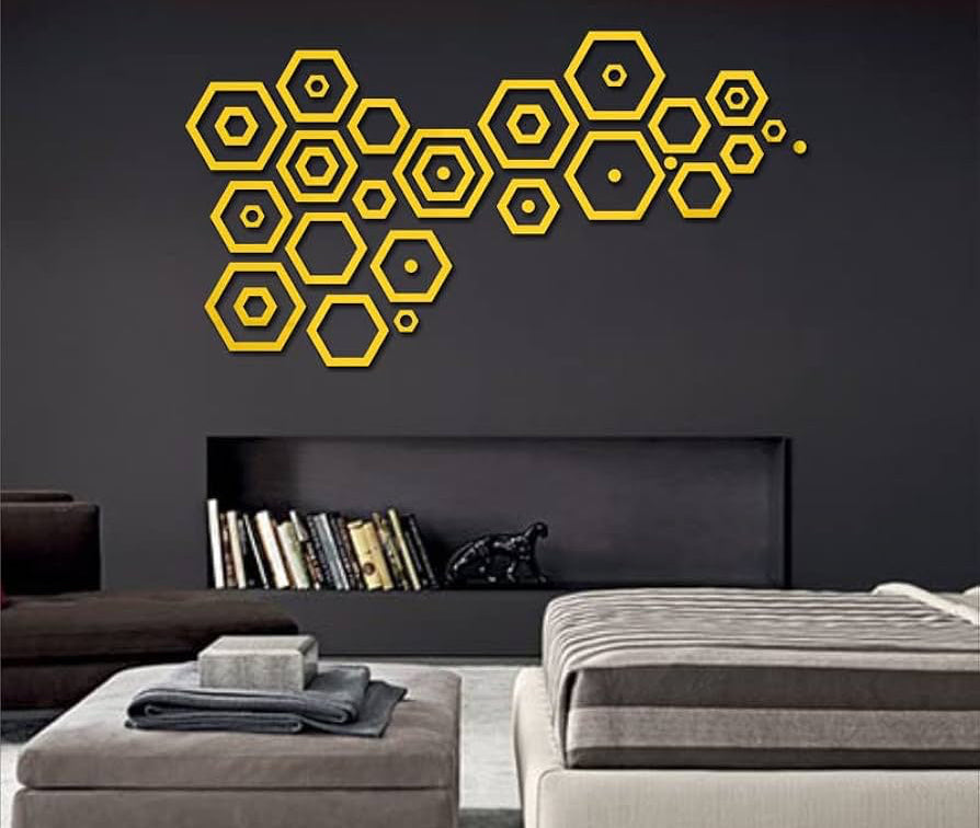 Acrylic Hexagonal Rings